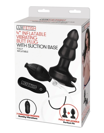 Вибропробка надувная Lux Fetish 4" Inflatable