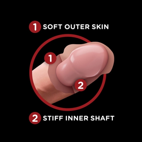 Фаллос King Cock Plus 9" Triple Density