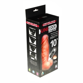 Фаллос-насадка Unicock 10" Vibro Plus